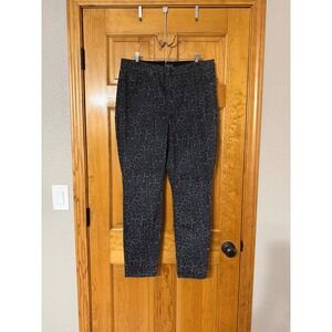 BOLD elements Women's Animal Print Cut to Go Jeans Size 16 Dark Gray